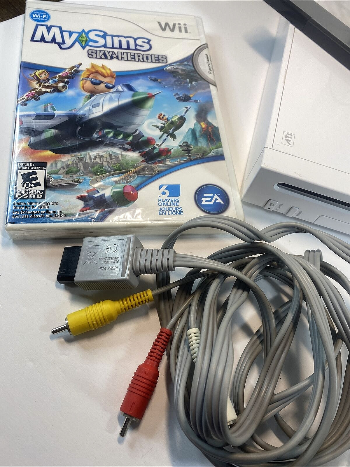 Wii Console Bundle W/Games Tested Fully Functional & Clean Model RV-001