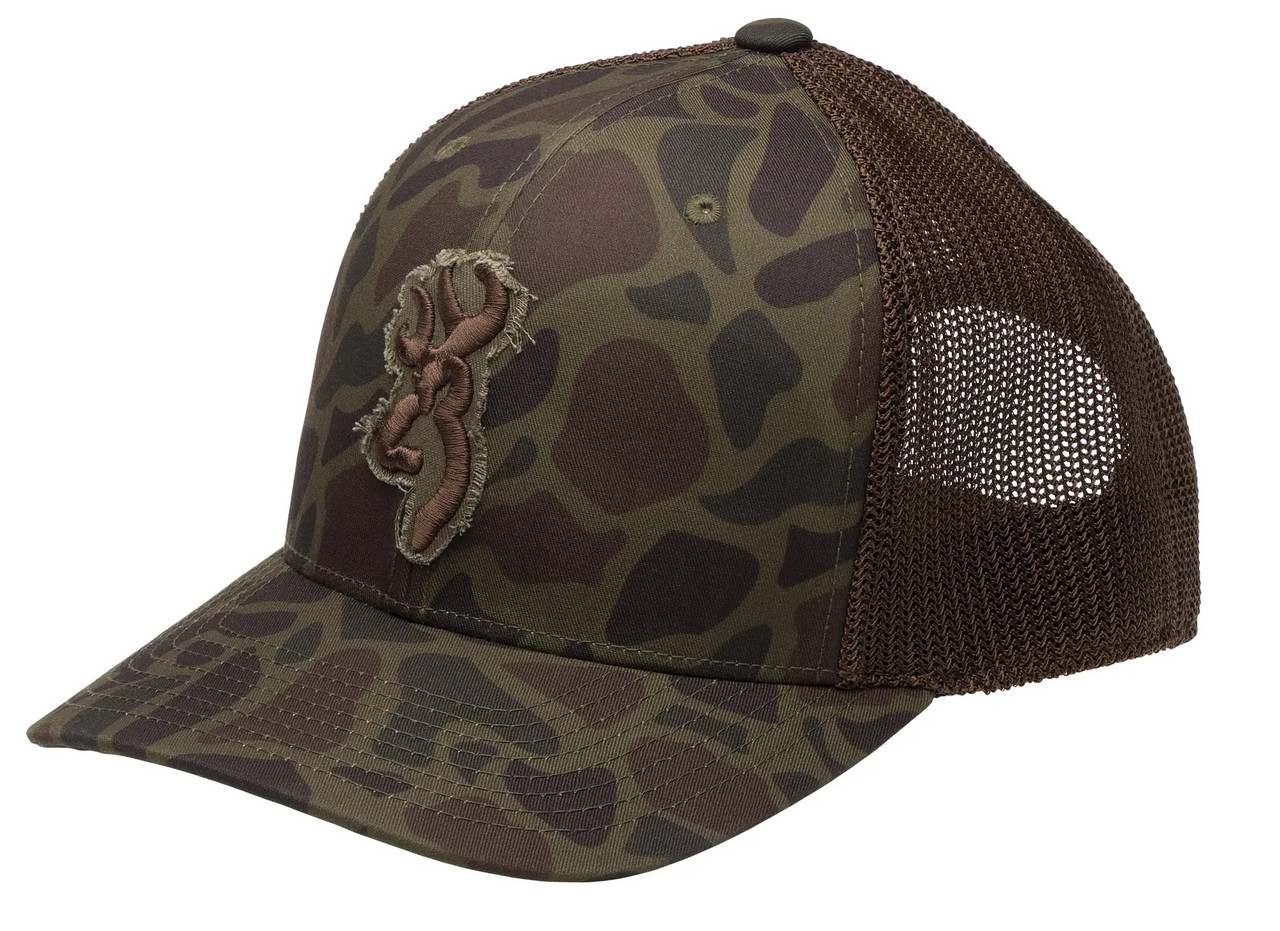 Browning Green Camo 3D Logo - Hats Cap - 308038641