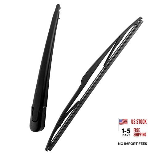 Rear Windshield Wiper Arm & Wiper Blade Set for 2004-2009 MAZDA 3 Rear