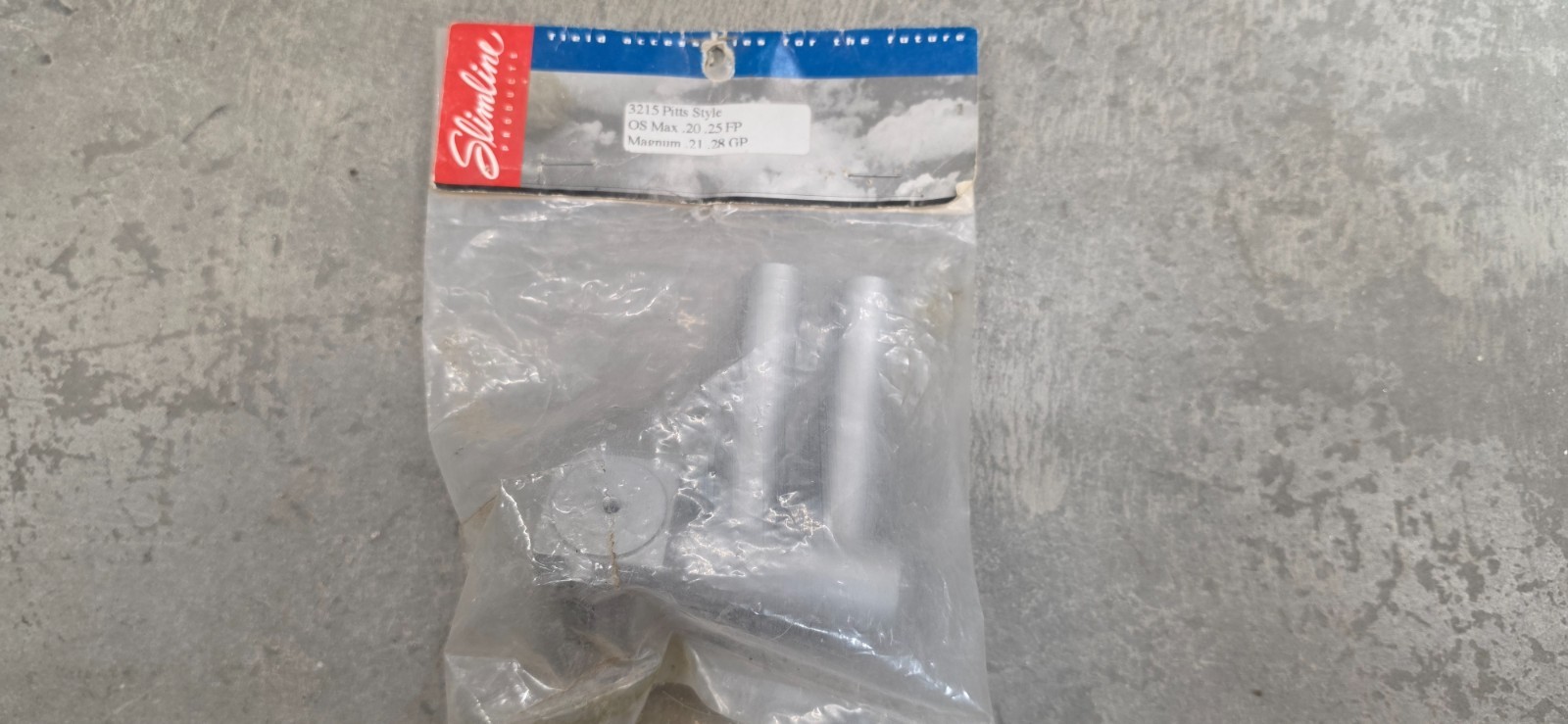 Slimline OS Max FP-.20-.25  Pitts RC Airplane Muffler
