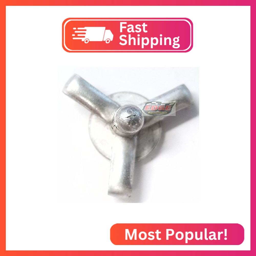 Black Exploding Pop Rivets 3/16" Tri-Fold Medium Aluminum Head Steel Mandrel .04