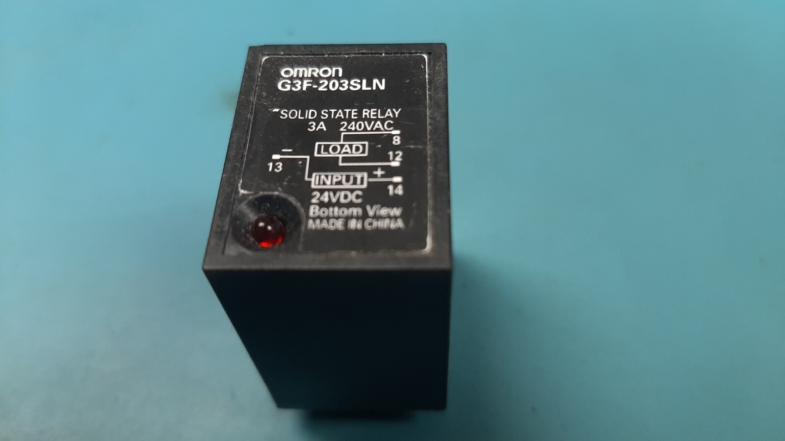 New Omron G3F-203SLN Solid State Relay 24Vdc WITH LED STATUS LIGHT