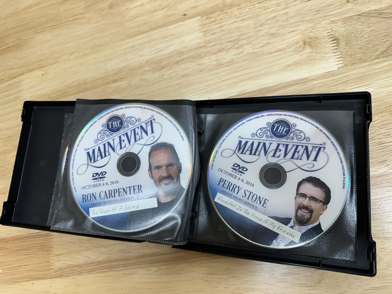 PERRY STONE * THE MAIN EVENT OCTOBER 4-8, 2016 * 8 CD SET
