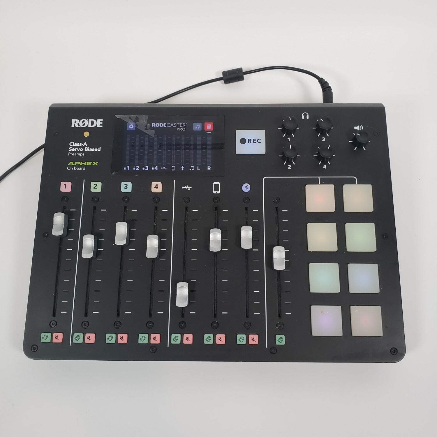 RODE Caster Pro Class-A Servo Biased Preamps APHEX On Board Podcast Production