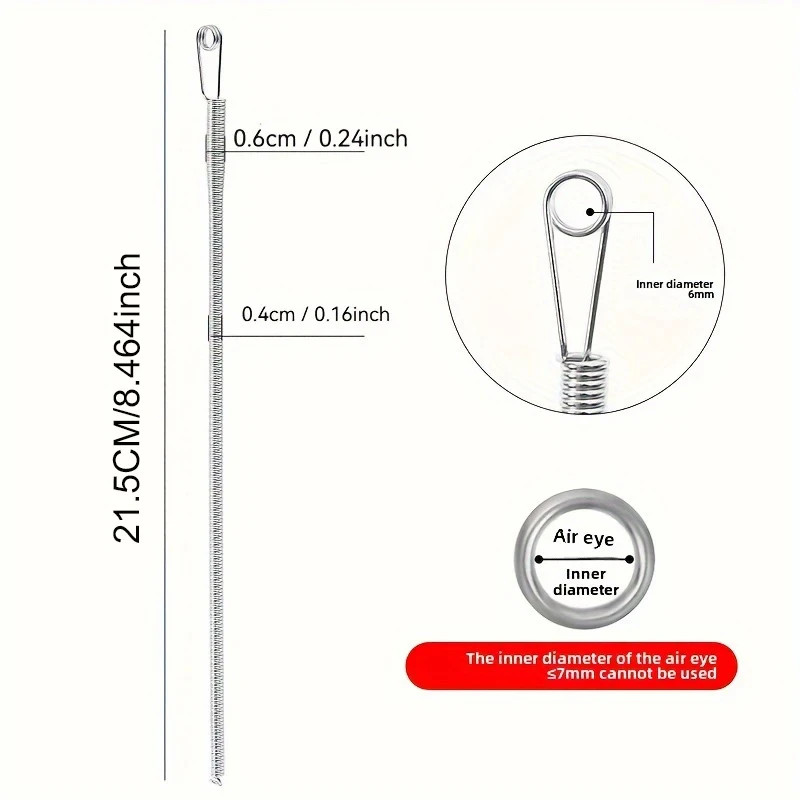 Flexible Spring Drawstring Threader Clip for Pants, Hoodies & Diy Sewing