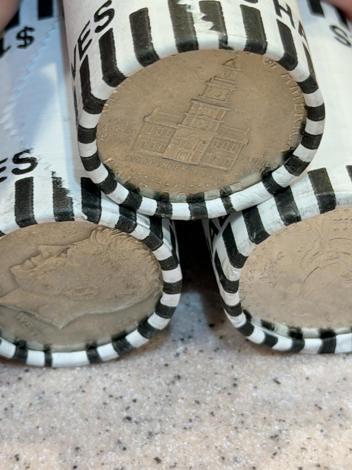 BEST PRICE UNSEARCHED Original Bank Wrapped Kennedy Half Dollar Roll ($10FV)!!