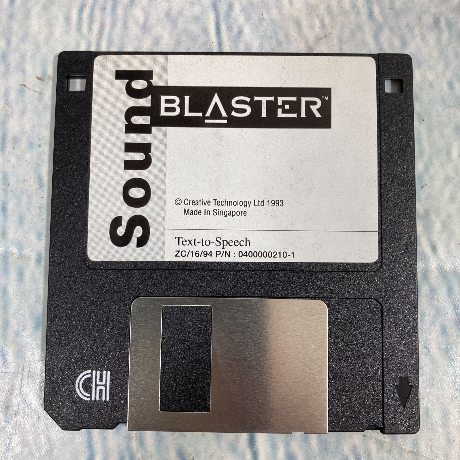 Vintage Sound Blaster (1993) Text - to - Speech 3.5" Floppy Disk