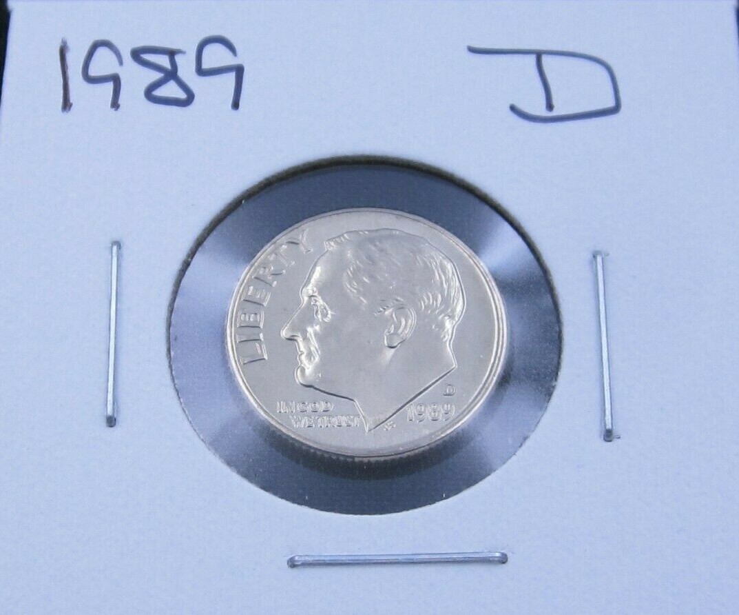 1989 D Roosevelt Dime - BU - Uncirculated