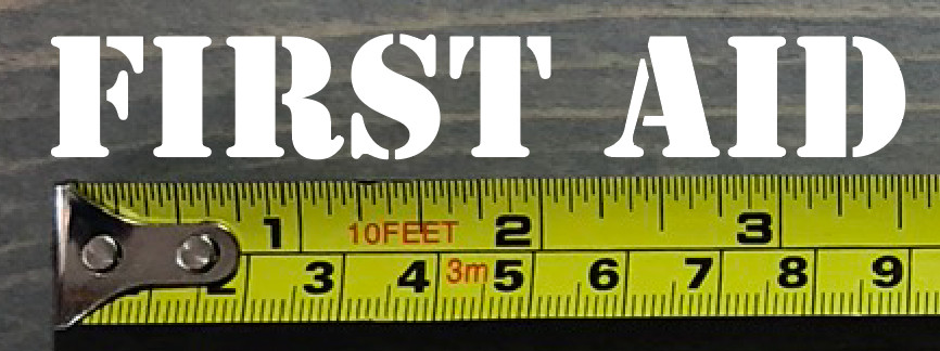 First Aid Sticker Decal 3.5" Rifle Ammo Can Box Label Ammunition Case White