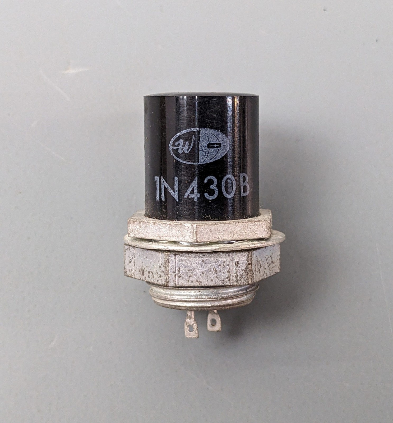 (2) 1N430B Zener Diodes, Large Threaded Style