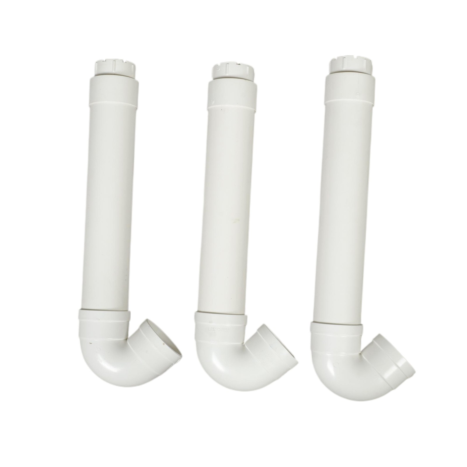 3 Pack Automatic Chicken Feeder No Waste PVC Pipe Chicken Coop Feeder