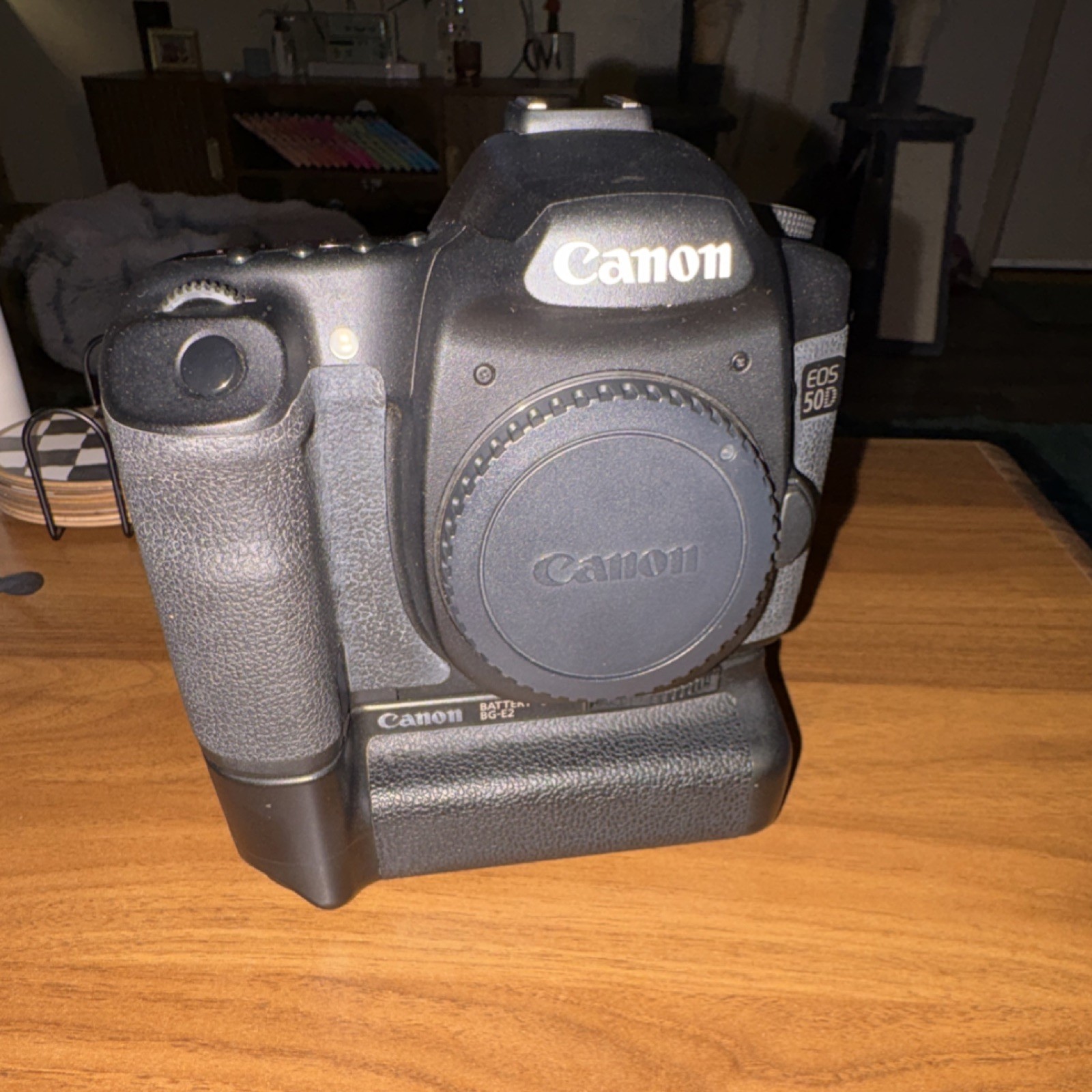Canon EOS 50D Digital Camera Bundle with Lens & BG-E2N Battery Grip, Black