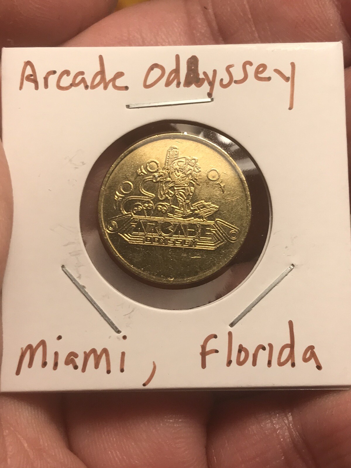 Arcade Token - Arcade Odyssey - Miami, Florida