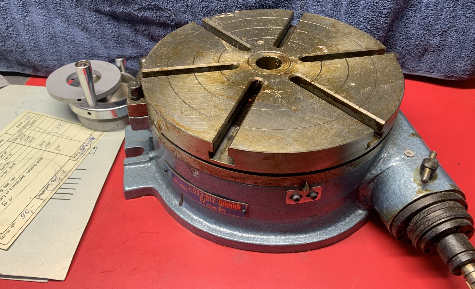 12" TOOLMEX Precision Horizontal Rotary Table (NEW) Made in Poland