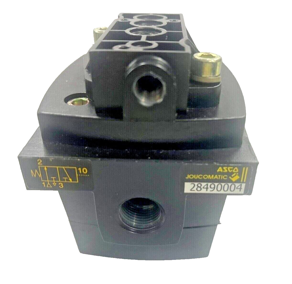 ASCO Joucomatic 28490004 Pneumatic Poppet valve 3/2 NO G3/8 + 88128409 sub base