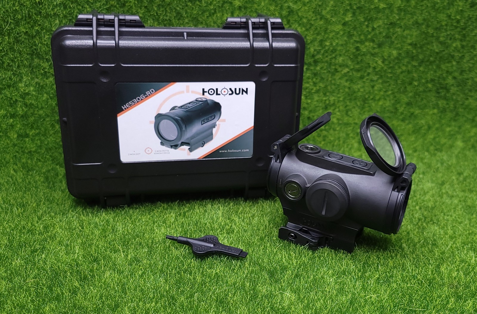 Holosun Red Dot Reflex Sight Titanium Housing 2 MOA/65 MOA Dot - HE530G-RD