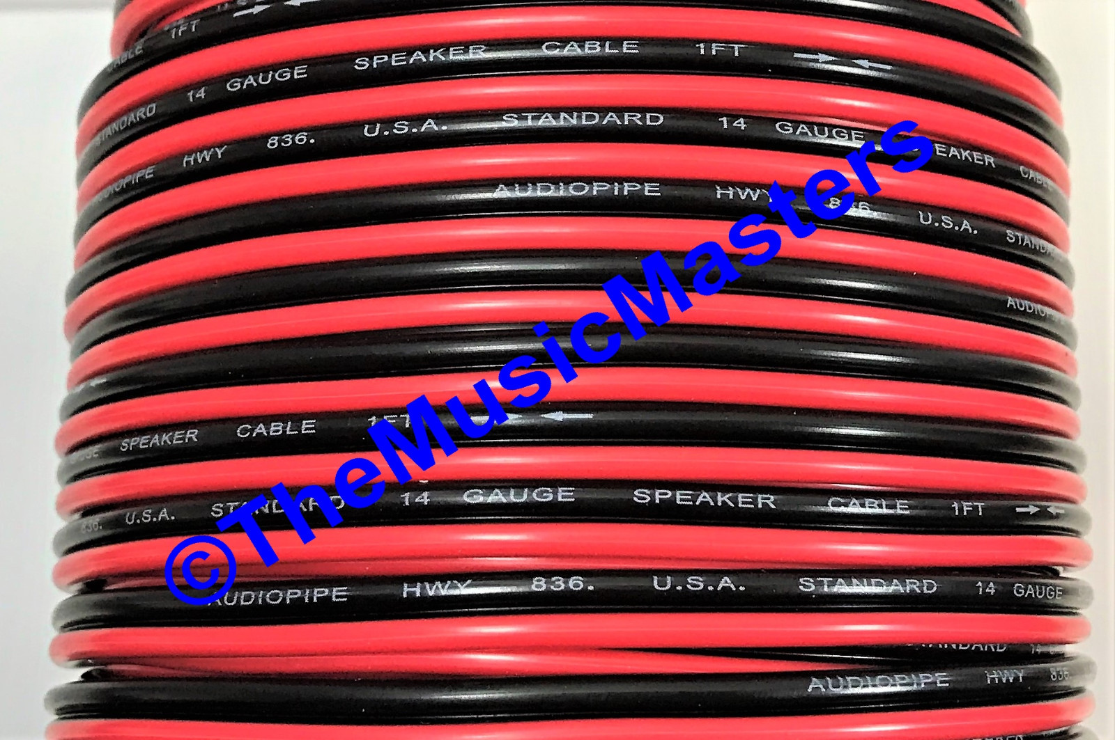 14 Gauge 30ft SPEAKER WIRE Red Black Cable Car Audio Home Stereo 12V DC Power