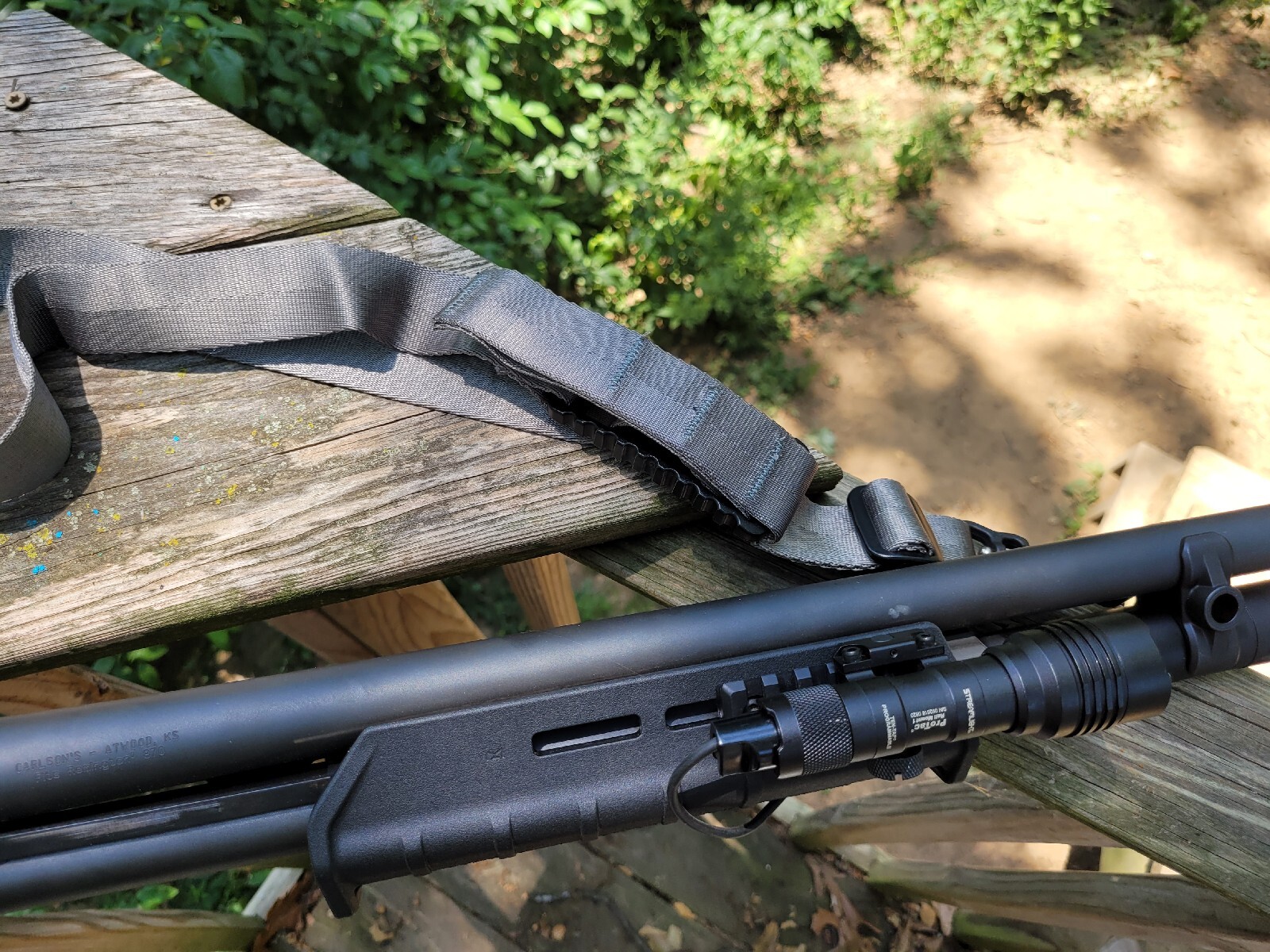 KZ brand  quick adjustable two point sling in foliage green