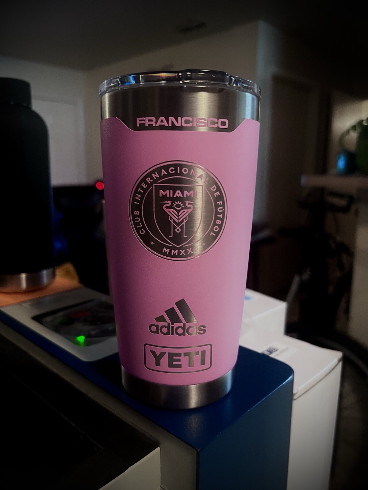 YETI con grabado laser del Inter Miami Personalizado