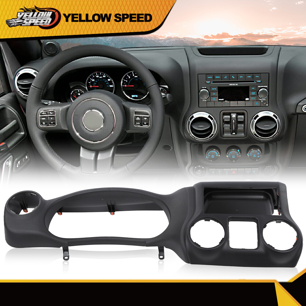 Fit For 2011-2014 Jeep Wrangler Dash Instrument Cluster Trim Panel Bezel New