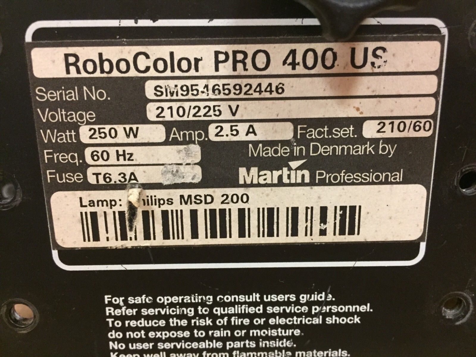 Martin Robocolor Pro 400 Thermostat