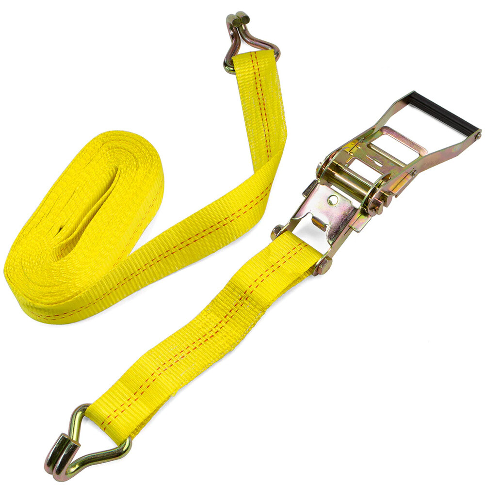 Assembly Tie Down with J Hooks, 2"x27'