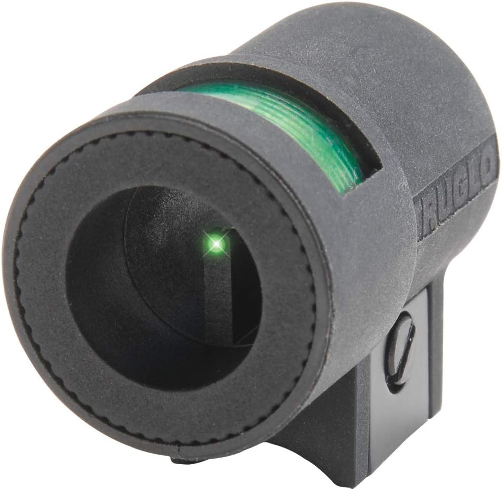 TRUGLO Airgun Globe Fiber Optic Front Sight with Black Polymer Housing Universal