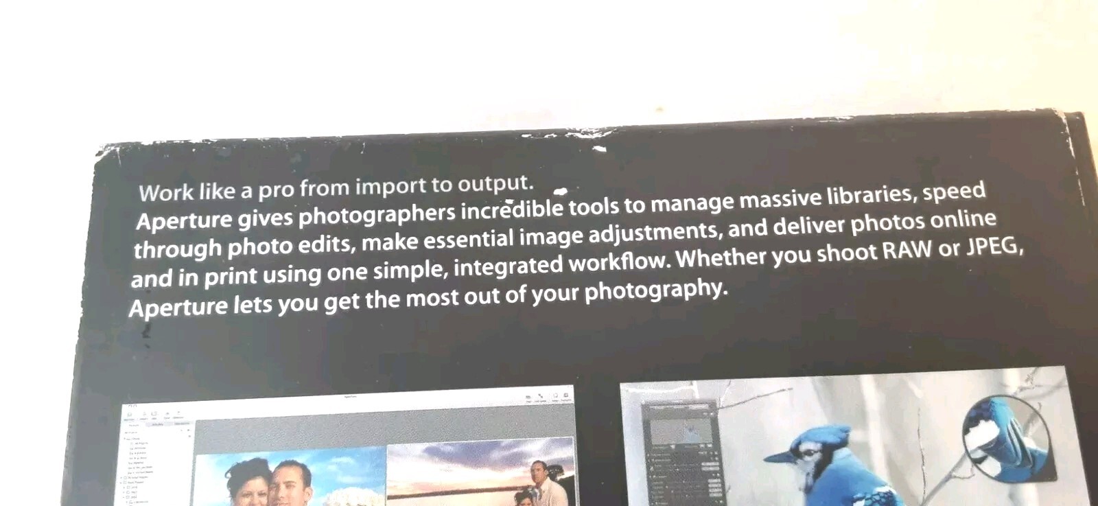 Apple Aperture 2 Photo Editing Management Software for OS Mac