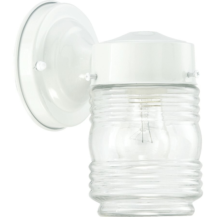 Quorum 1 Light Wall Mount, White - 5010-6