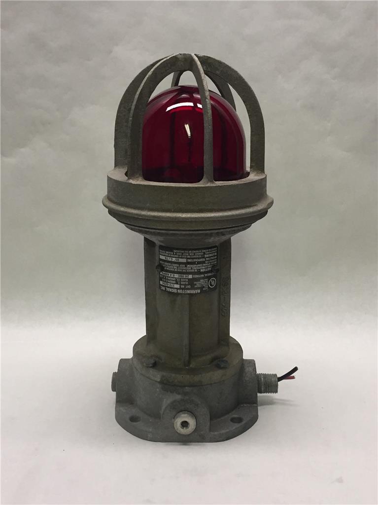 Harrington Signal 372-0254 24VDC .4A Explosion Proof Ceiling Mount Strobe Light