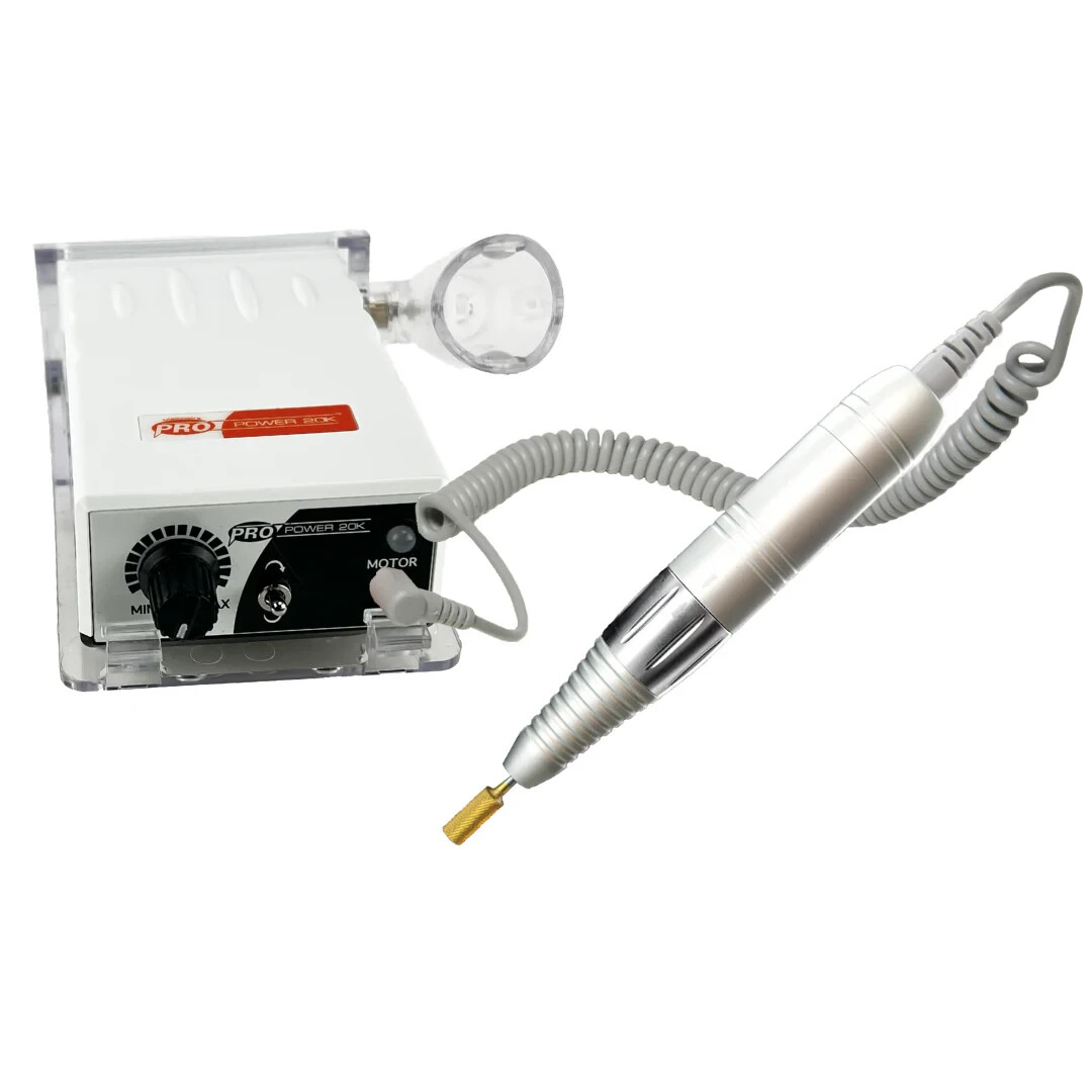 Medicool Pro Power 20K Portable Electric Manicure Pedicure Nail File Pearl White