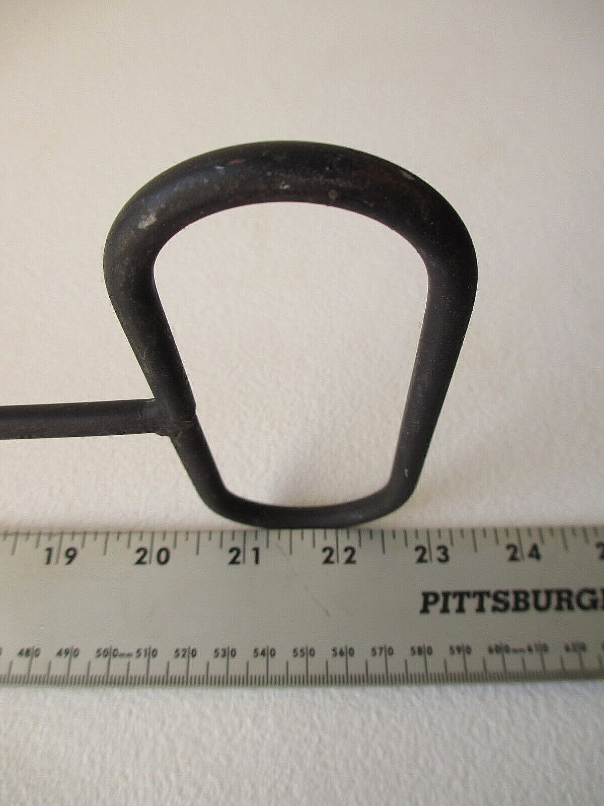 USED Unknown Unbranded Factory Approx. 23" Long Hooked Fork Tool W/ Loop Handle