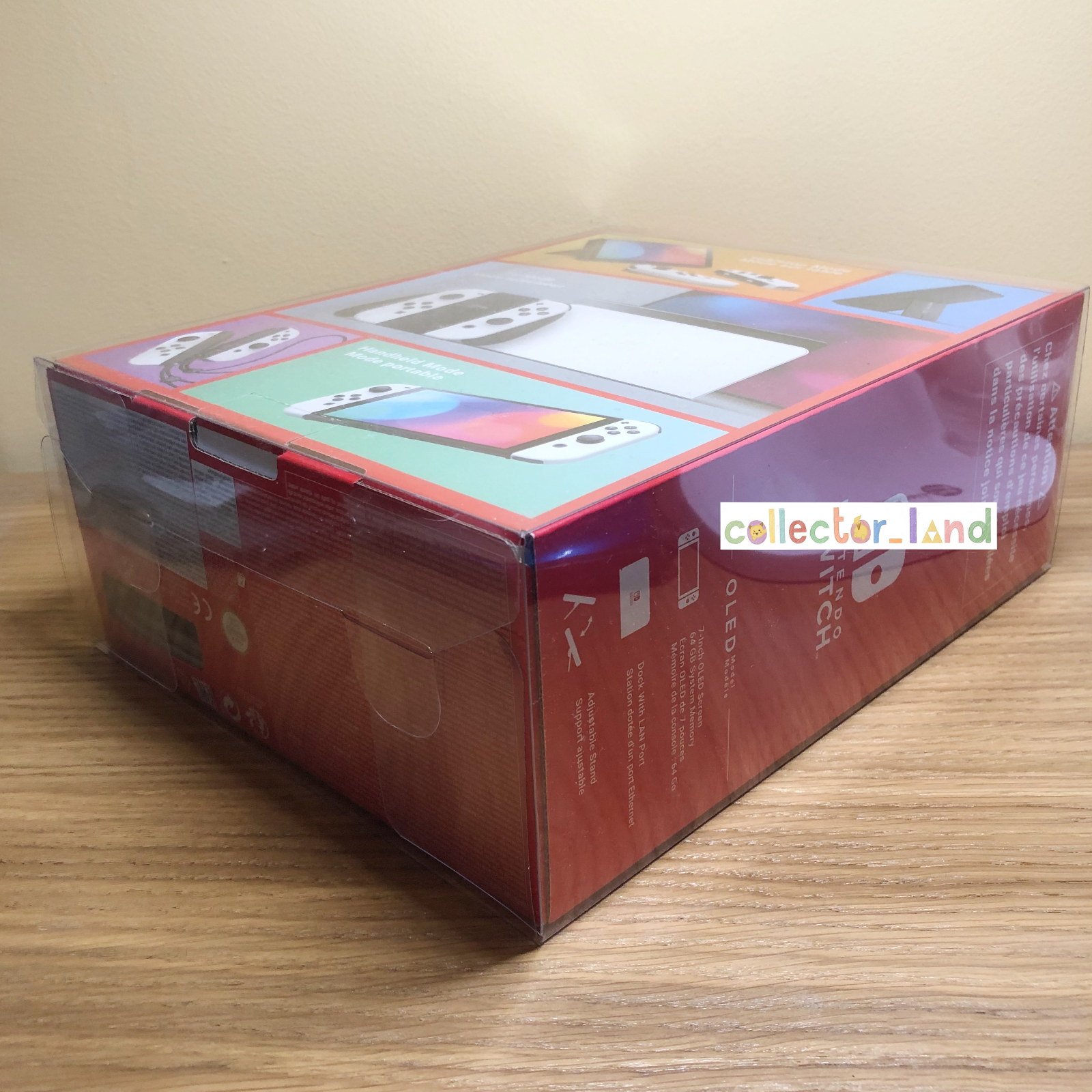 BOX PROTECTOR New Nintendo Switch OLED Console STRONG 0.5mm PLASTIC DISPLAY CASE