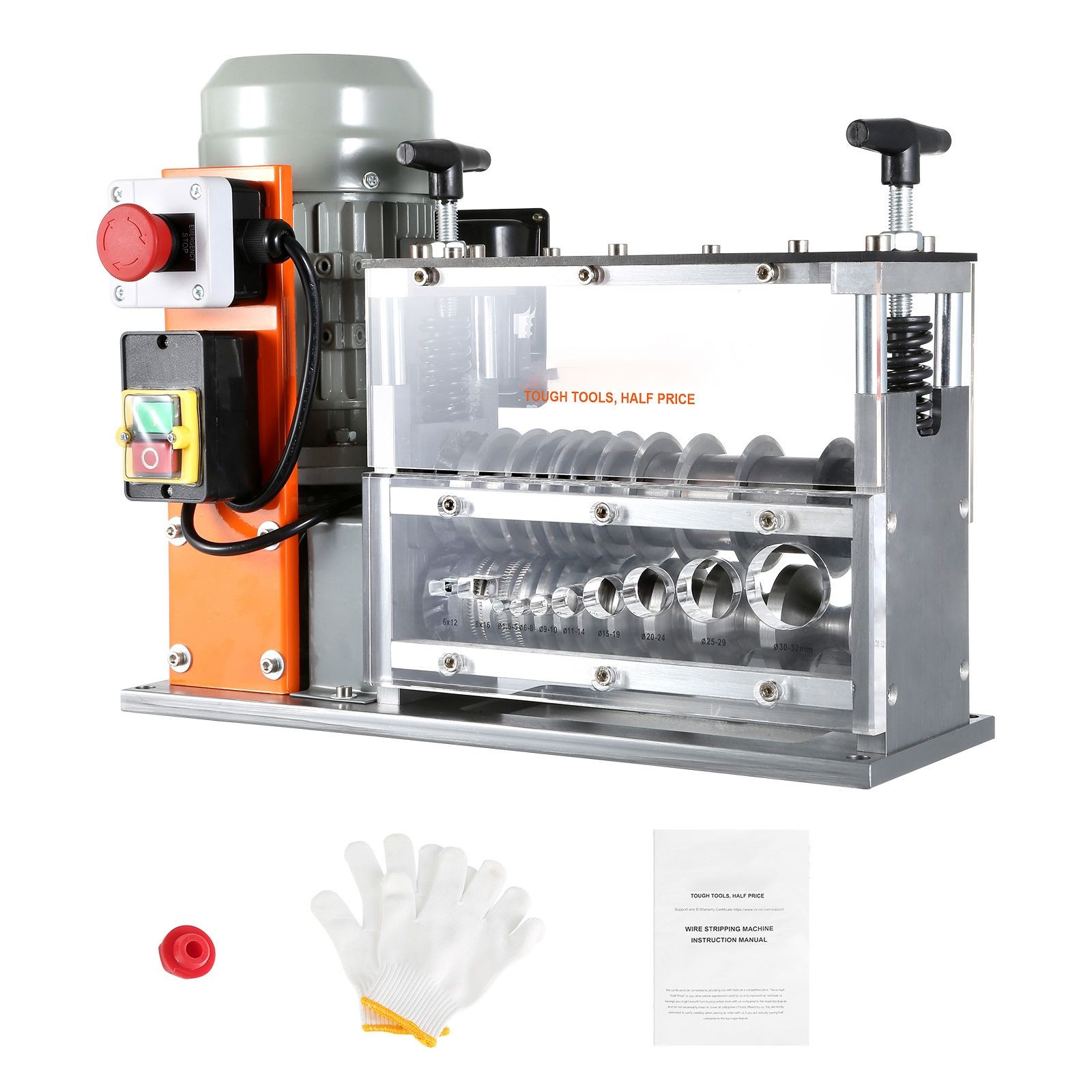 750W Automatic Wire Stripper 0.06-1.57in 10 Channels Visible Depth