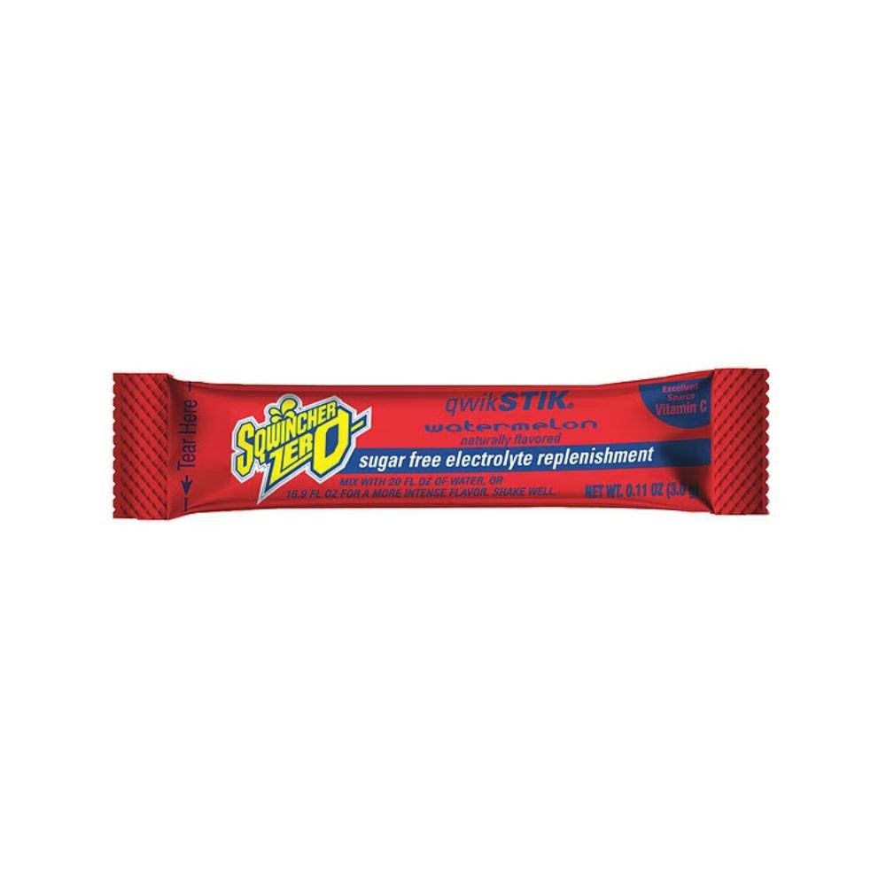 Sqwincher 159060097 Qwik Stik Zero Watermelon Sugar Free Drink Mix 50 Pack