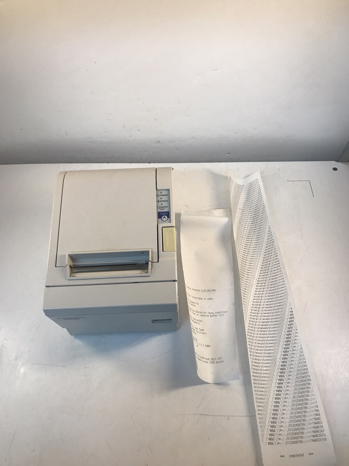 Epson TM-T88III  (M129C) - White Thermal Receipt Printer WORKING See Description