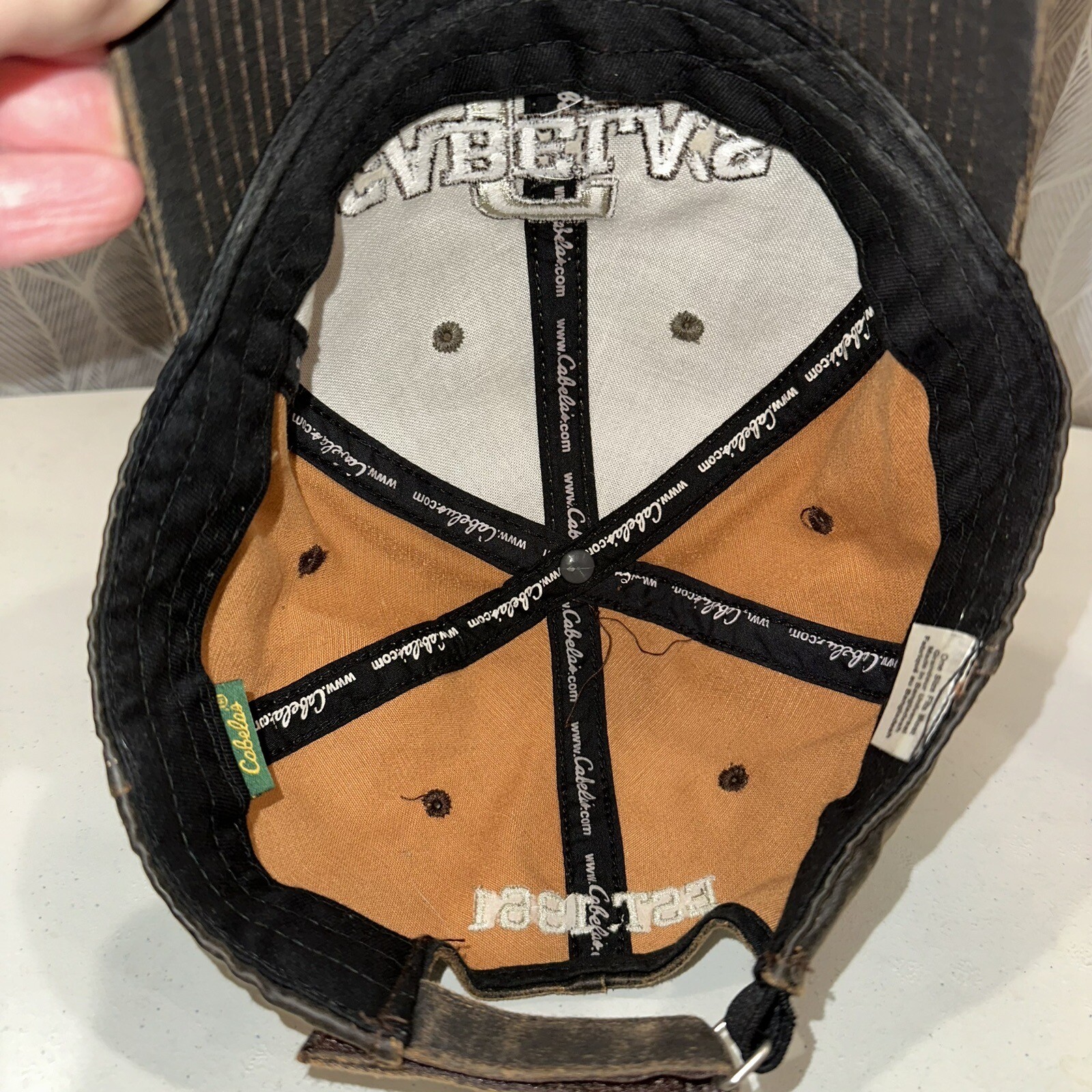 Cabelas Baseball Buckle Strap Hat Geen EUC