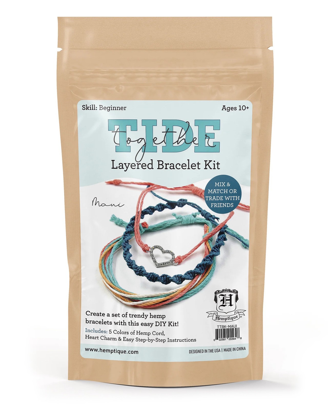 Hemptique Layered Bracelet Kit-Maui