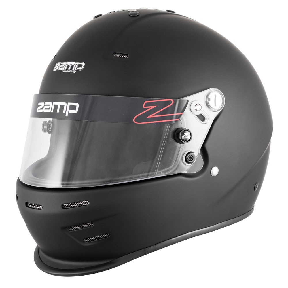 Zamp Helmet H78203FS; RZ-38 Small Full Face Matte Black Snell SA2025