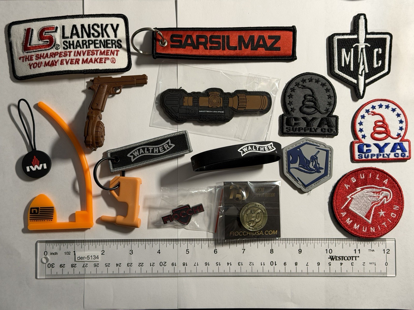 NEW Shot Show 2026** Lot of 15** Assorted Items Patches/Pins/Chamber Flag/Tags