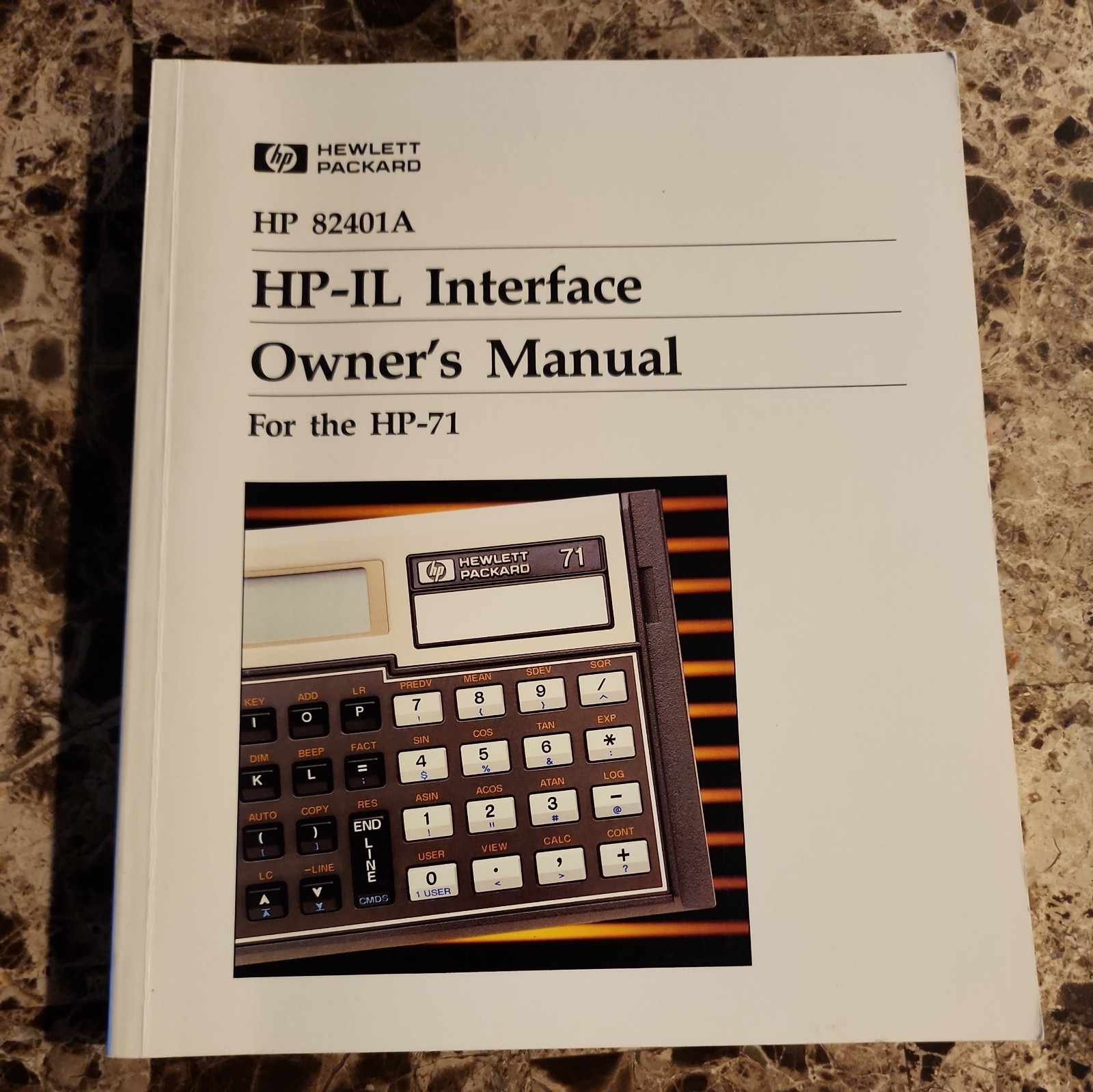 Hewlett Packard HP 82401A HP-IL Interface Owner's Manual For The HP-71