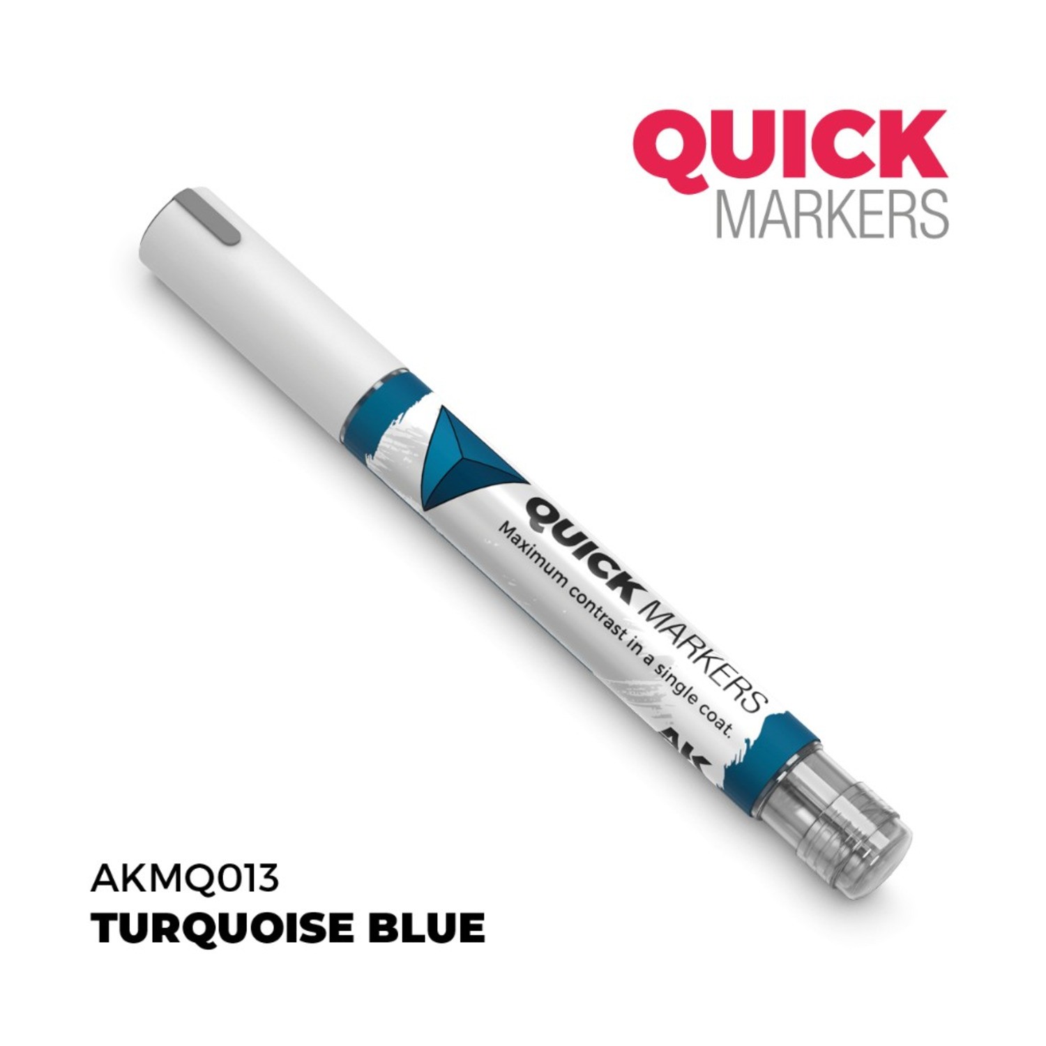 AK Paint Quick Markers Turquoise Blue New