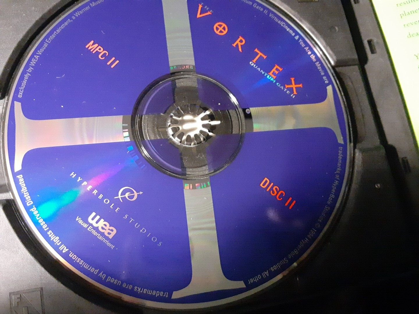 The Vortex: Quantum Gate II ~ CD-ROM