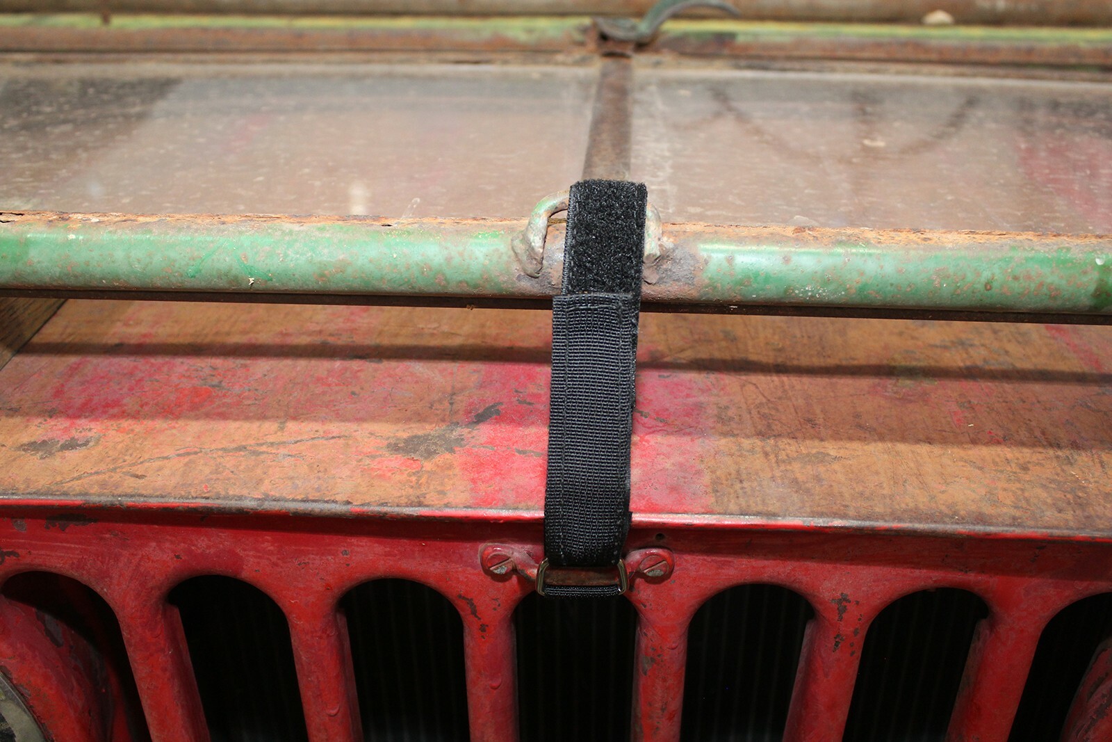 Easy Strap Windshield Strap to Grill Fits Willys CJ3A CJ3B MB GPW M38 Jeep