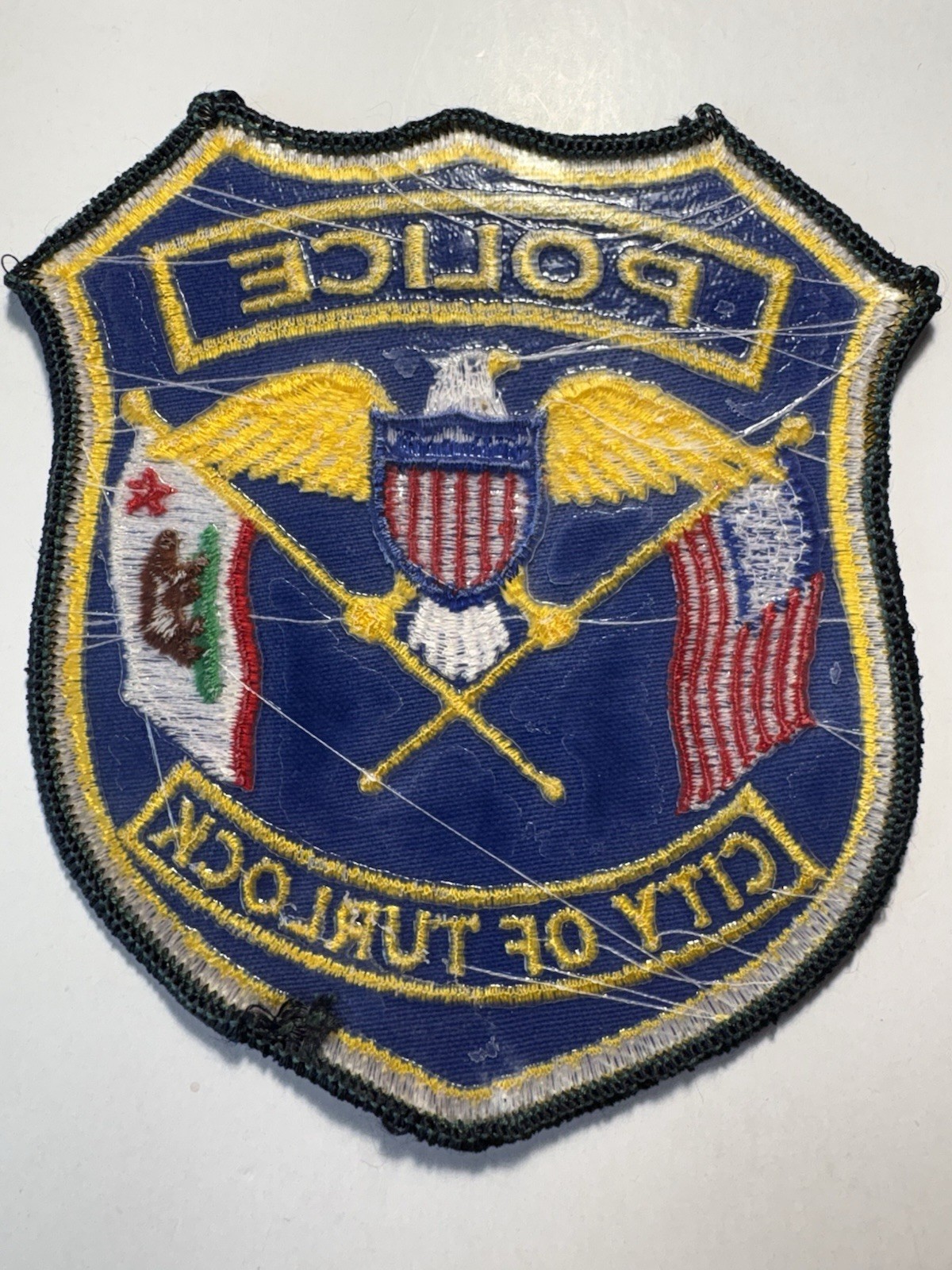 Turlock California Police Patch ~ Style 1