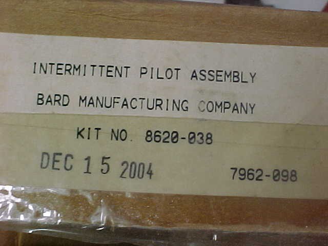 BARD INTERMITTENT PILOT ASSSEMBLY 8620-038 SC
