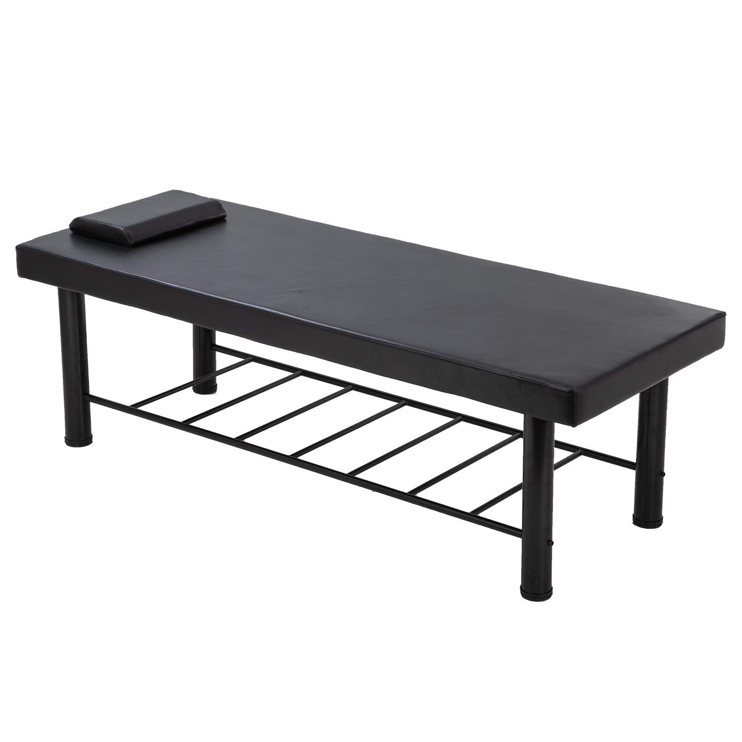 Massage Table Stationary Massage Bed 75" Long*30" Wide Spa Bed Heavy Duty Sta...