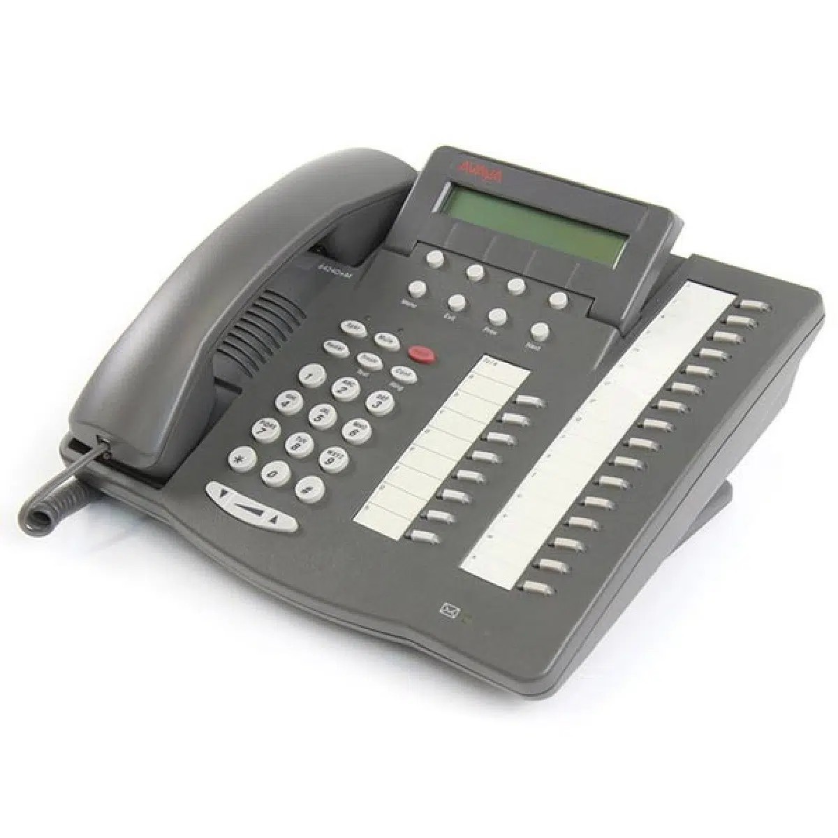 New Avaya Wall Mount or Office Desk Phone 6424 + M Landline Gray 12" Cord