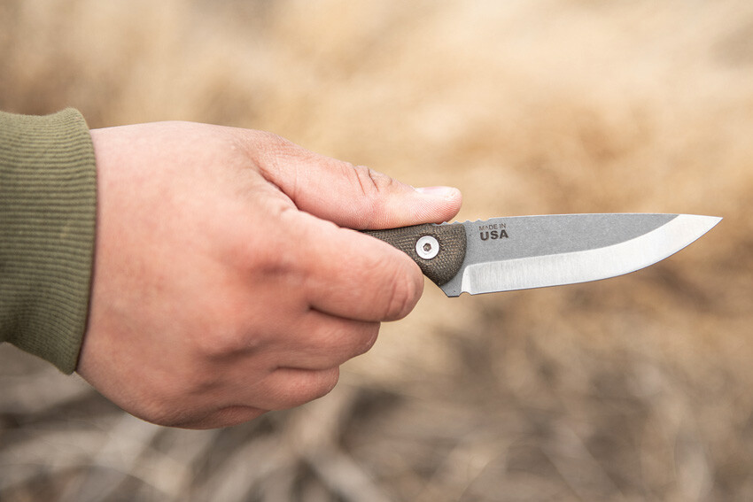 New TOPS Scandi Trekker Fixed Blade Knife STREK-3.5