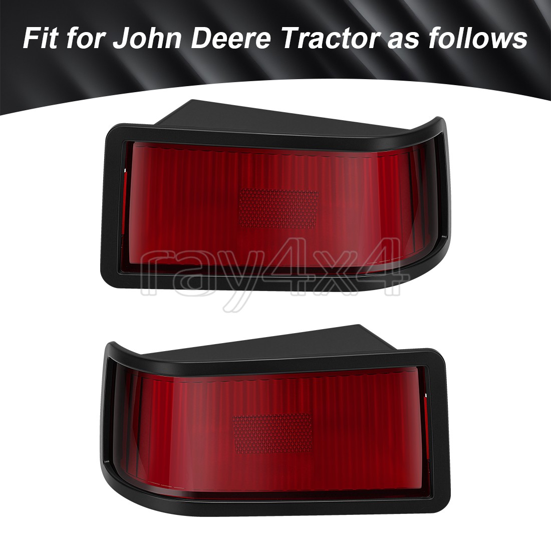 Rear Tail Light Assembly For John Deere 415 425 445 455 Tractor Left & Right Set